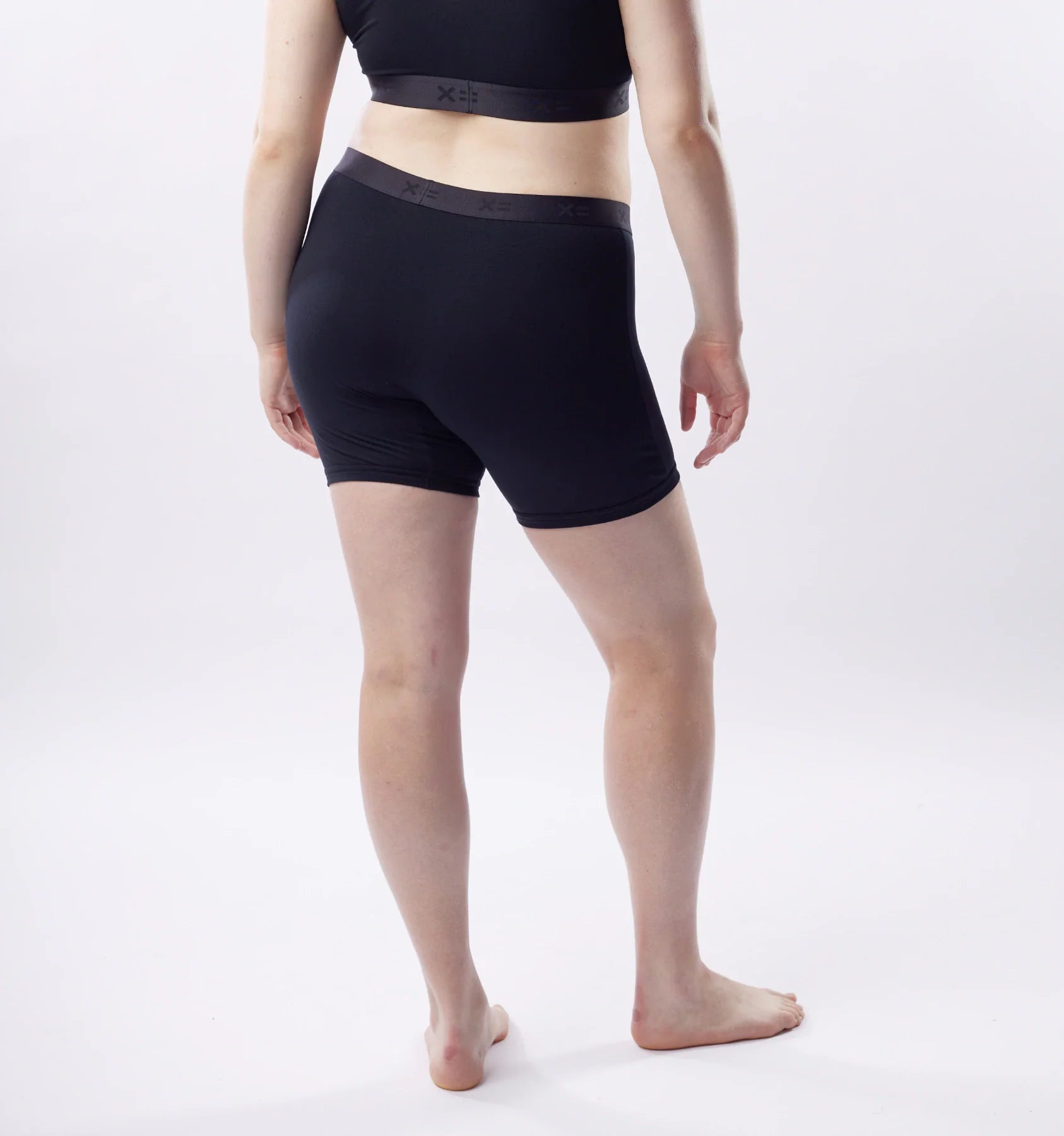 6" No Fly Boxer Briefs - Black Logo - 图片 3